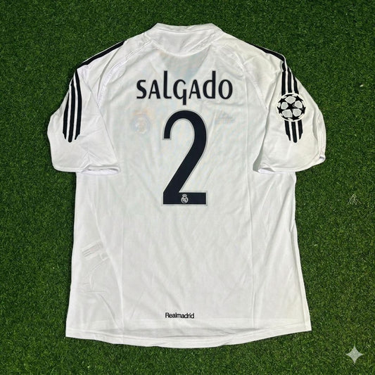 Michel Salgado Real Madrid 2005 2006 weißes Trikot Fußballtrikot