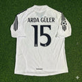 Arda Güler Real Madrid White Retro Jersey Soccer Shirt Trikot