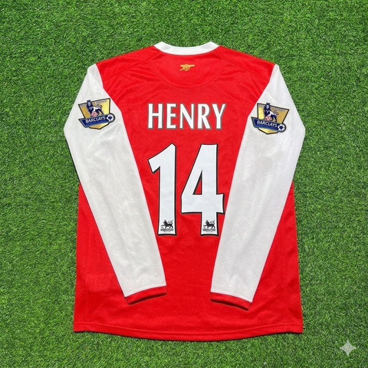 Thierry Henry #14 Arsenal 2006 2007 Heim Langarm Retro Trikot