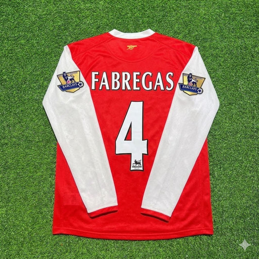 Maillot Rétro Domicile Arsenal 2006 2007 Manches Longues Cesc Fabregas #4