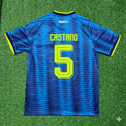 Kevin Castaño Kolumbien WM 2026 Auswärts-Fußballtrikot