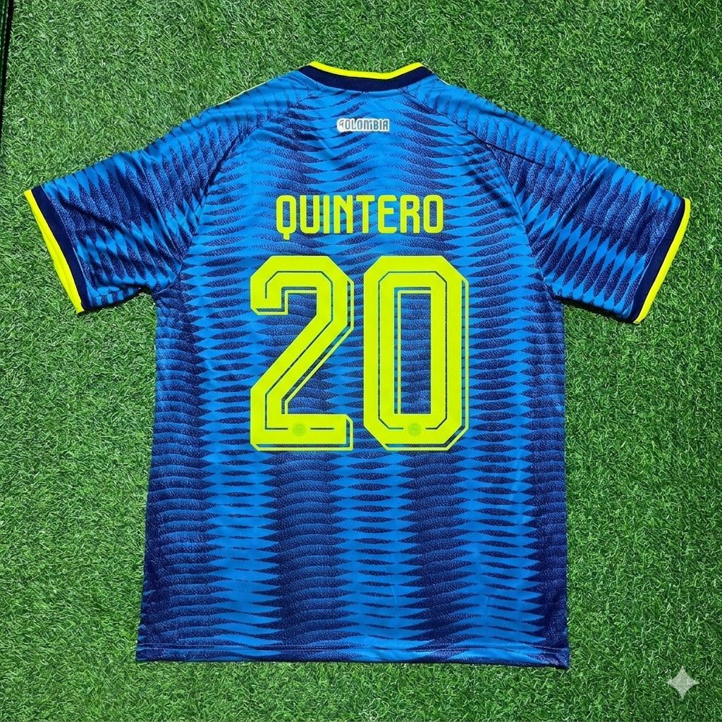 Juan Quintero Kolumbien Fußball-Auswärtstrikot WM 2026