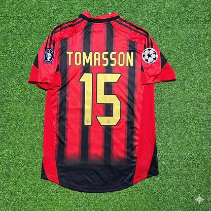 AC Milan 2004/05 Home Retro Football Jersey – Jon Dahl Tomasson 15