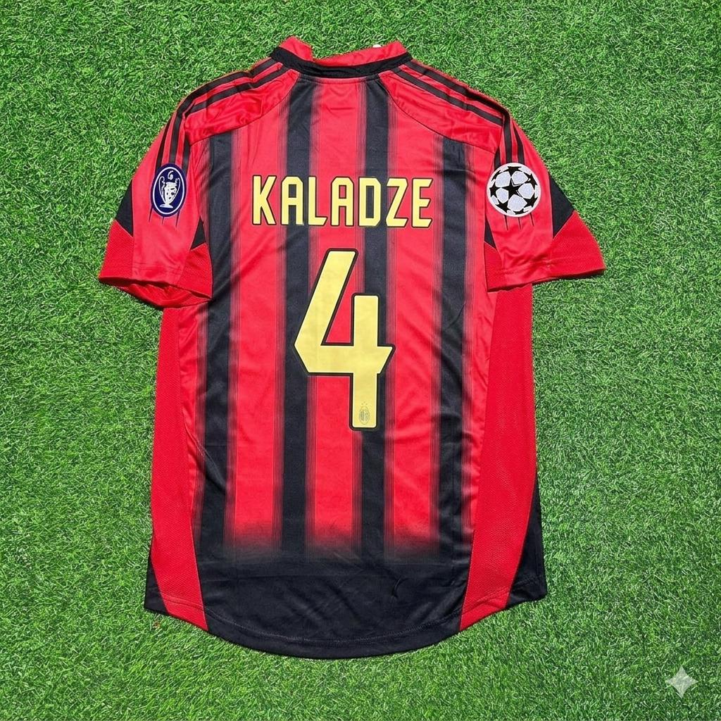 AC Milan 2004/05 Retro-Heimtrikot – Kakhaber Kaladze 4