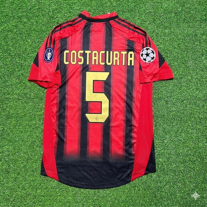 AC Milan 2004/05 Home Retro Football Jersey – Alessandro Costacurta 5