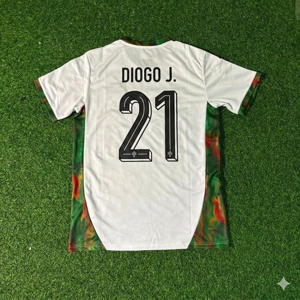 Diogo Jota Portugal Maillot de Foot Blanc