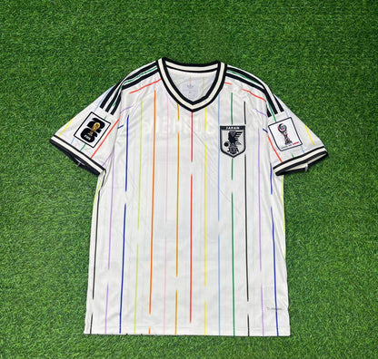 Ayase Ueda Japan World Cup 2026 Away White Football Jersey Trikot Maillot