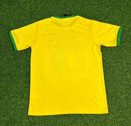 Brazil 1970 World Cup Retro Home Football Jersey