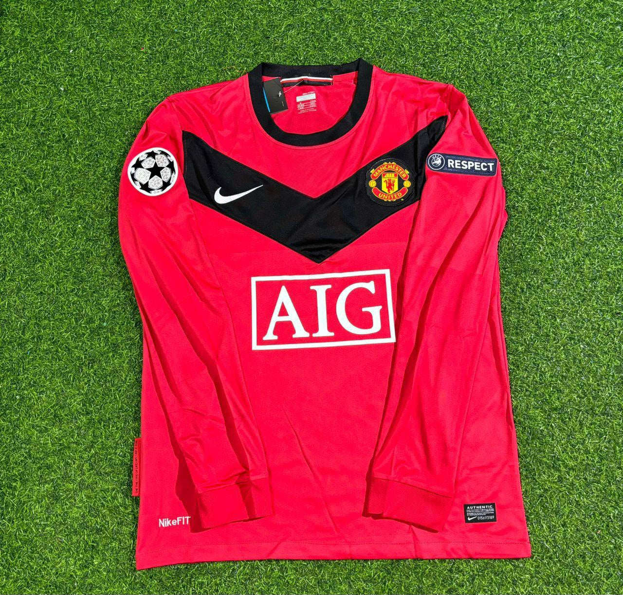Bruno Fernandes #8 Manchester United Retro Long Sleeve Football Jersey