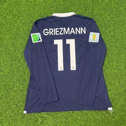 Maillot de football à manches longues Antoine Griezmann #11 France Coupe du Monde 2014