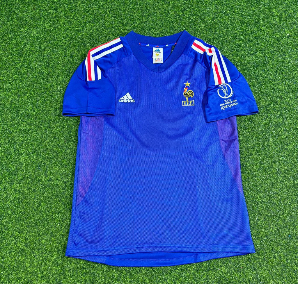 Marcel Desailly #8 France 2002 World Cup Retro Football Jersey