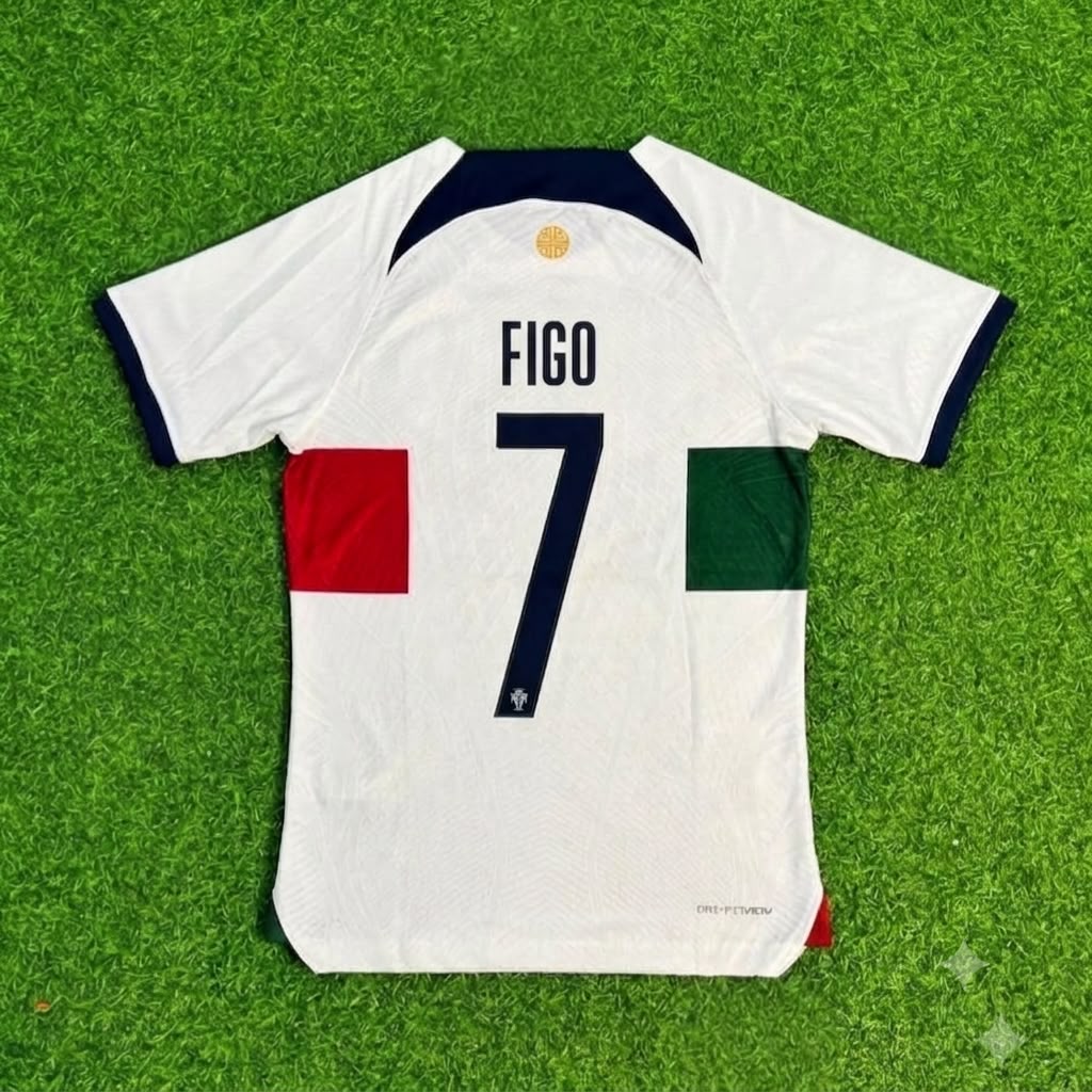 Luis Figo Portugal Commemorative Retro Jersey Trikot Maillot