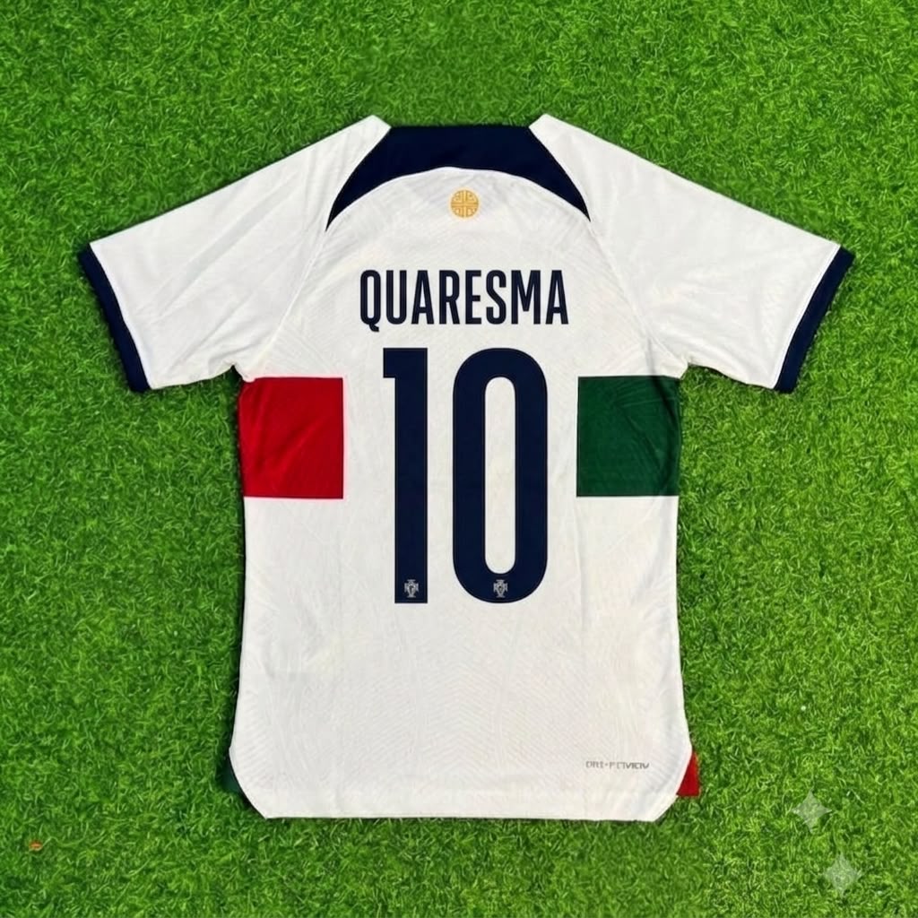 Ricardo Quaresma Portugal Commemorative Retro Jersey Trikot Maillot