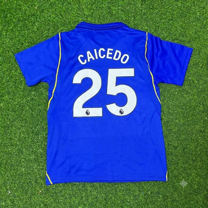 Moisés Caicedo Chelsea 2027 Domicile Bleu Nouveau Maillot de Foot Saison