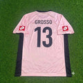 Fabio Grosso Palermo FC Pink Retro Fußballtrikot