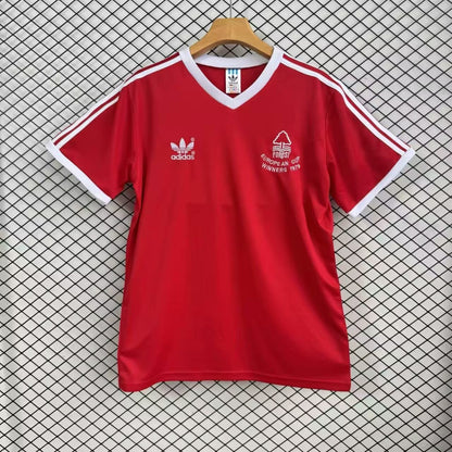 Nottingham Forest 1977-1980 European Cup Final Winners Retro Jersey