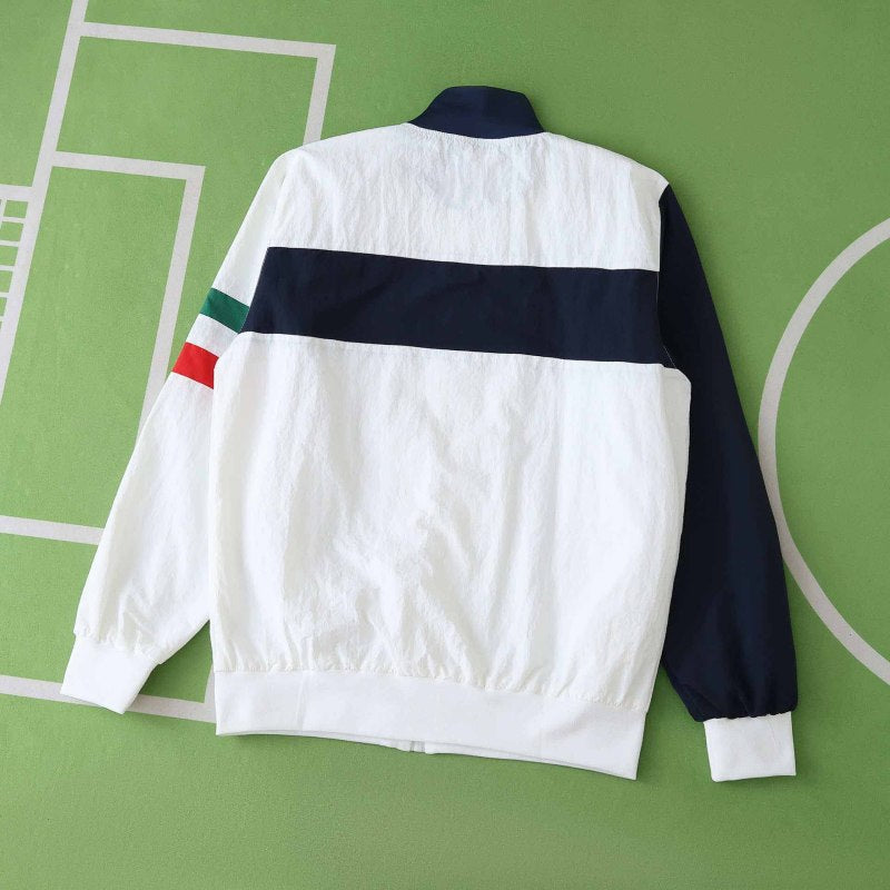 Italy 2026 World Cup White Black Windbreaker Jacket