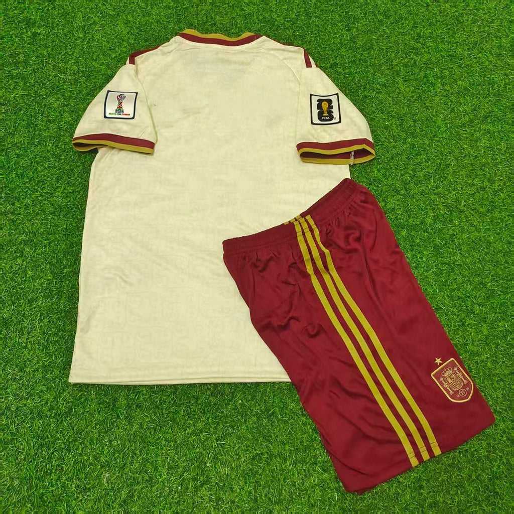 Spanien WM 2026 Auswärtstrikot Kinder