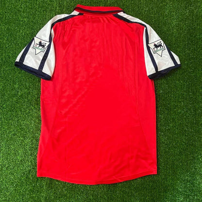 Arsenal 1999–2002 Rot-Weißes Retro-Trikot Fußballshirt