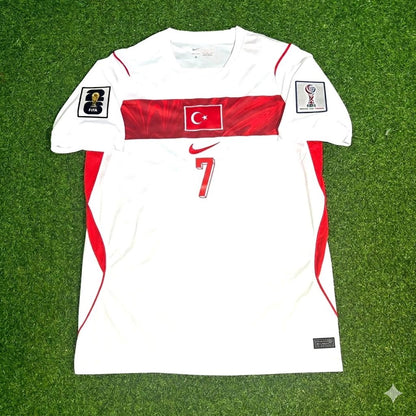 Kerem Aktürkoğlu #7 Turkey Türkiye- World Cup 2026 -Away White - Jersey Trikot - Maillot Maglia