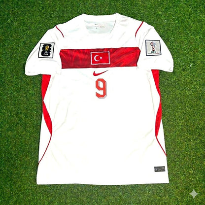 Barış Alper Yılmaz #9 Turkey Türkiye- World Cup 2026 - Away White - Jersey Trikot - Maillot Maglia