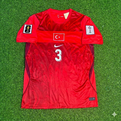 Merih Demiral #3 Turkey Türkiye - World Cup 2026 -Home Red- Jersey Trikot - Maillot Maglia