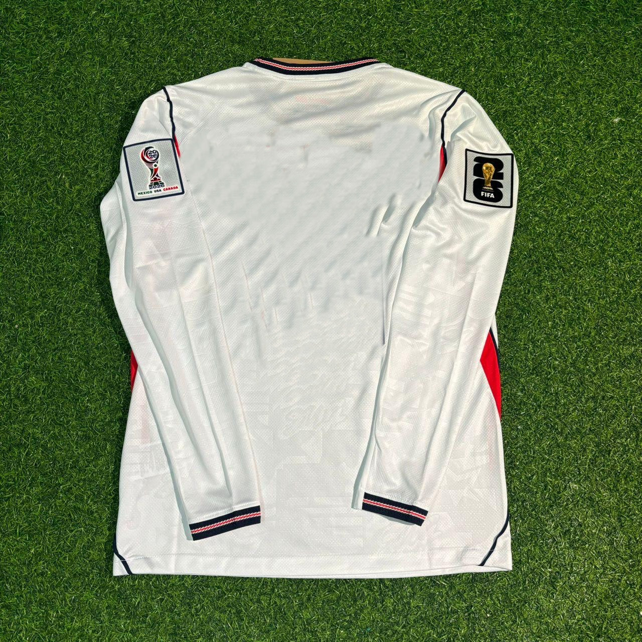 England 2026 World Cup Home White Long Sleeve Jersey