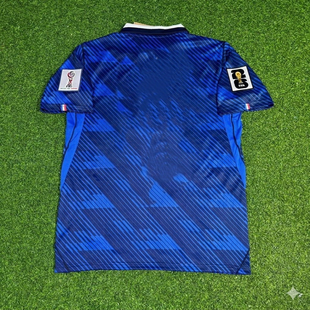 Maillot de football bleu domicile de la France pour la Coupe du Monde 2026