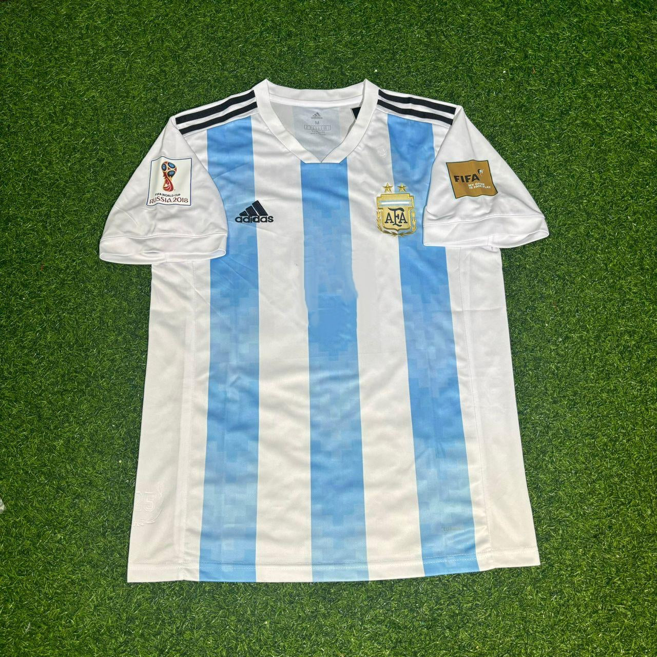 Gonzalo Higuaín #9 Argentinien WM 2018 Heim Retro Trikot