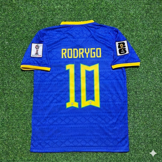 Rodrygo 10 – Brasilien WM 2026 Blaues Trikot der neuen Saison