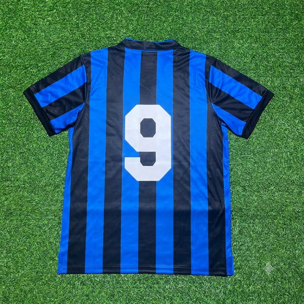 Jürgen Klinsmann Inter 1988/1990 Retro Home Football Jersey