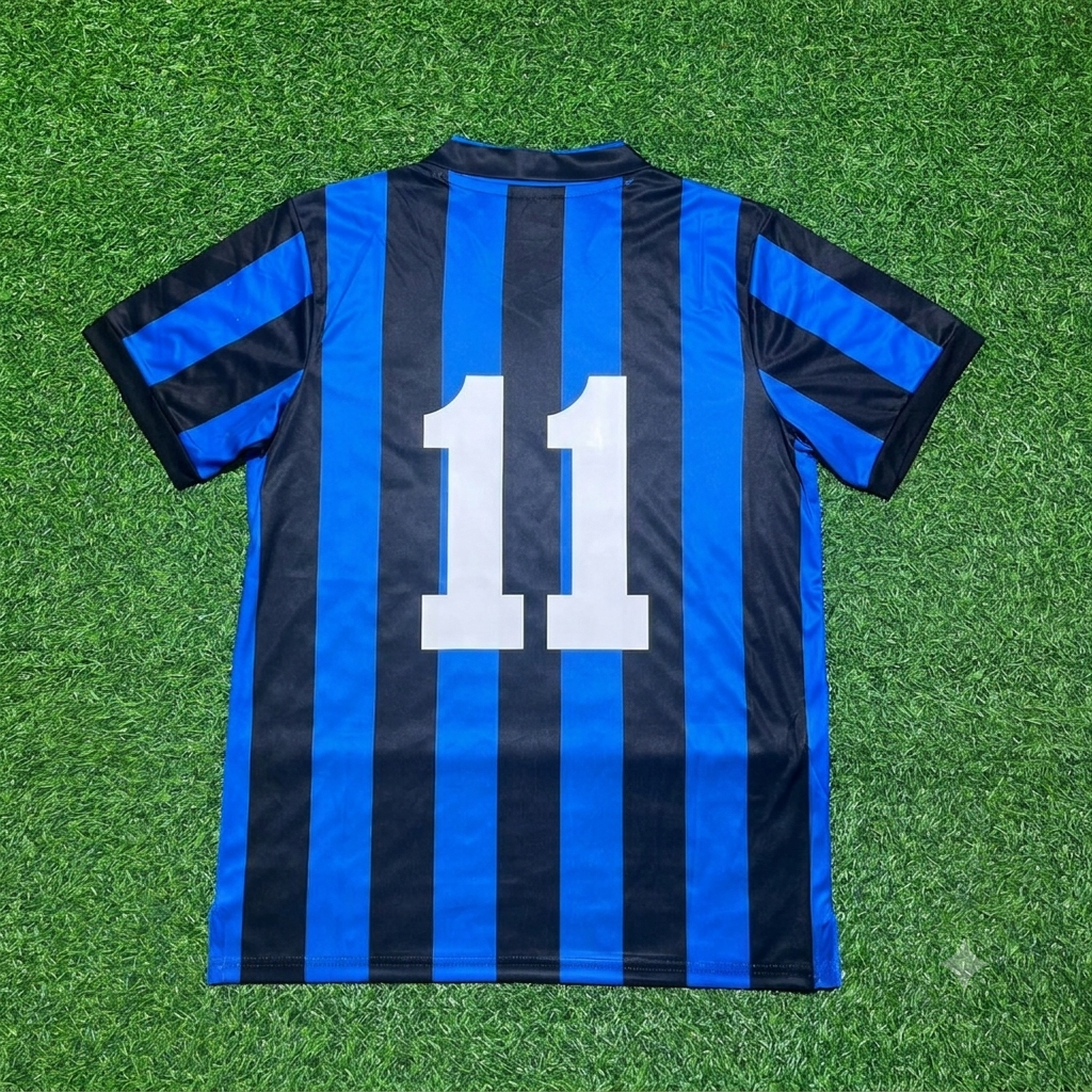 Karl-Heinz Rummenigge Inter Commemorative Retro Home Football Jersey