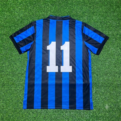 Karl-Heinz Rummenigge Inter Commemorative Retro Home Football Jersey