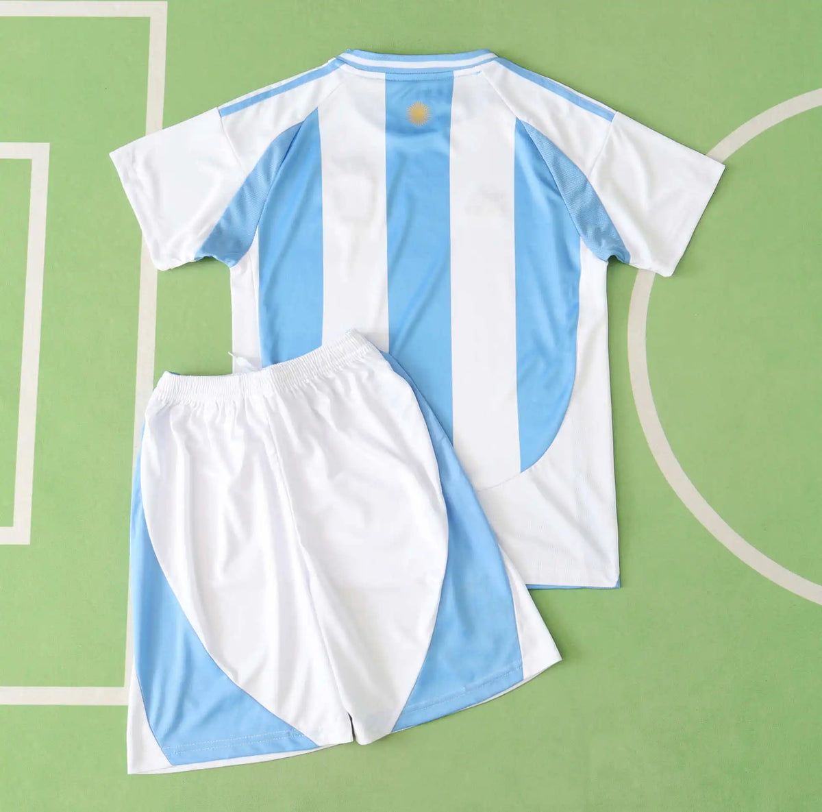 Lionel Messi Argentine Domicile Kit Enfant Maillot Enfant (3-13 ans)