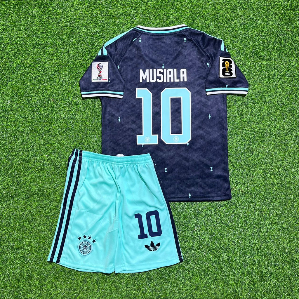 Jamal Musiala 10- Germany 2026 World Cup Kids  Football Jersey Kit