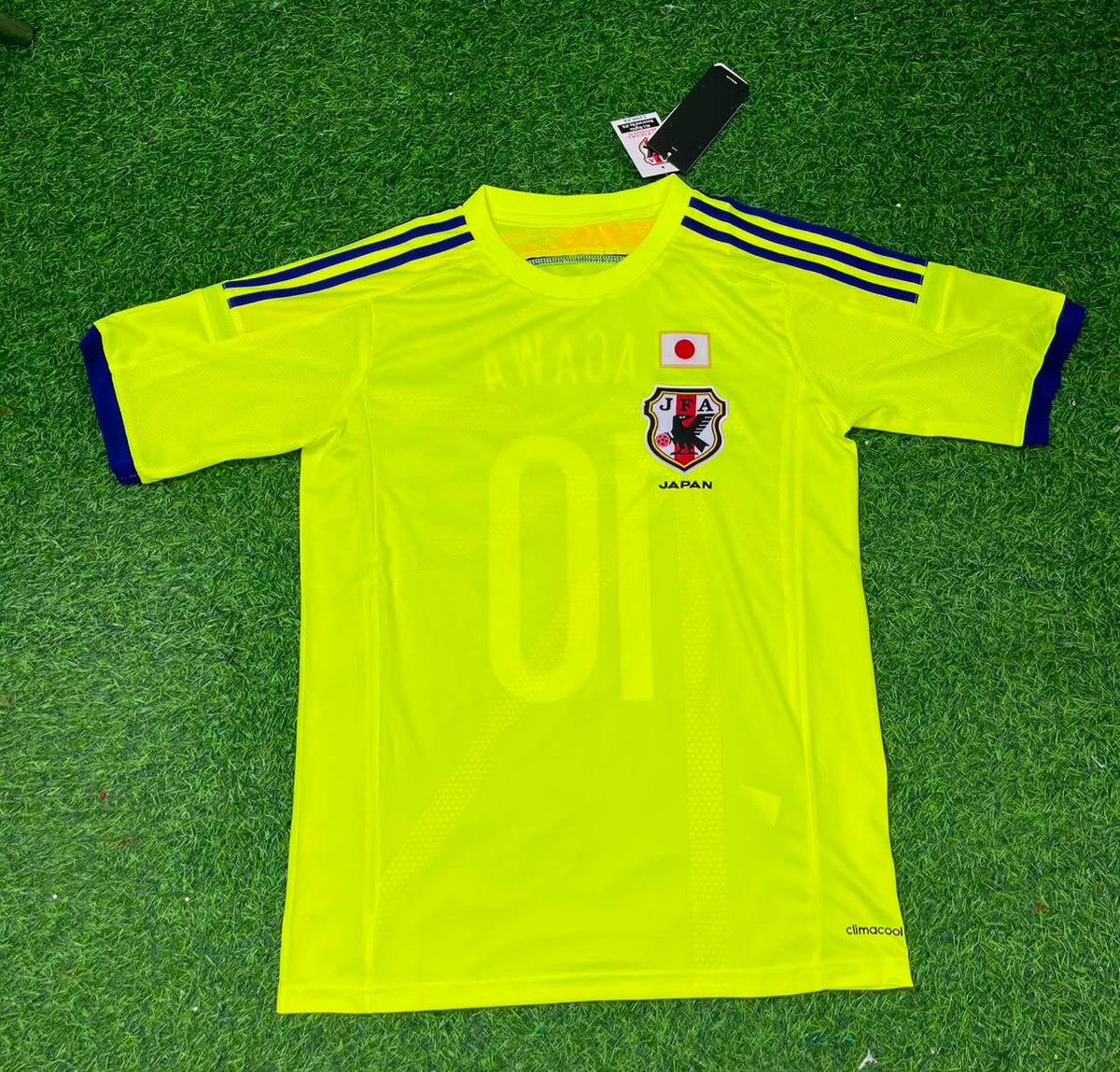 Japan 2014 Weltmeisterschaft Gelbes Auswärtstrikot Retro