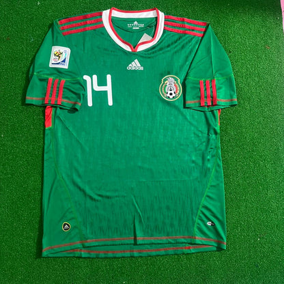 Javier Hernández Chicharito Mexico 2010 World Cup Retro Football Jersey