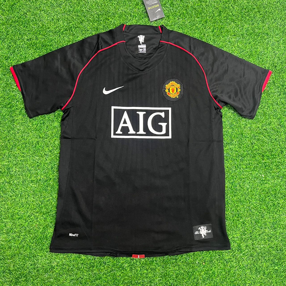 Ji-Sung Park Manchester United 2007-2008 Camiseta Retro Negra Trikot Maillot