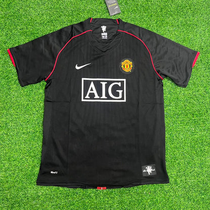 Ji-Sung Park Manchester United 2007-2008 Camiseta Retro Negra Trikot Maillot