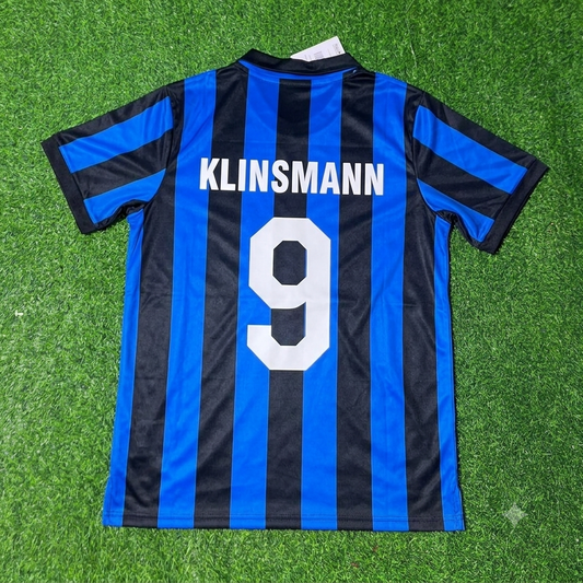 Jürgen Klinsmann Inter 1988/1990 Retro Home Football Jersey