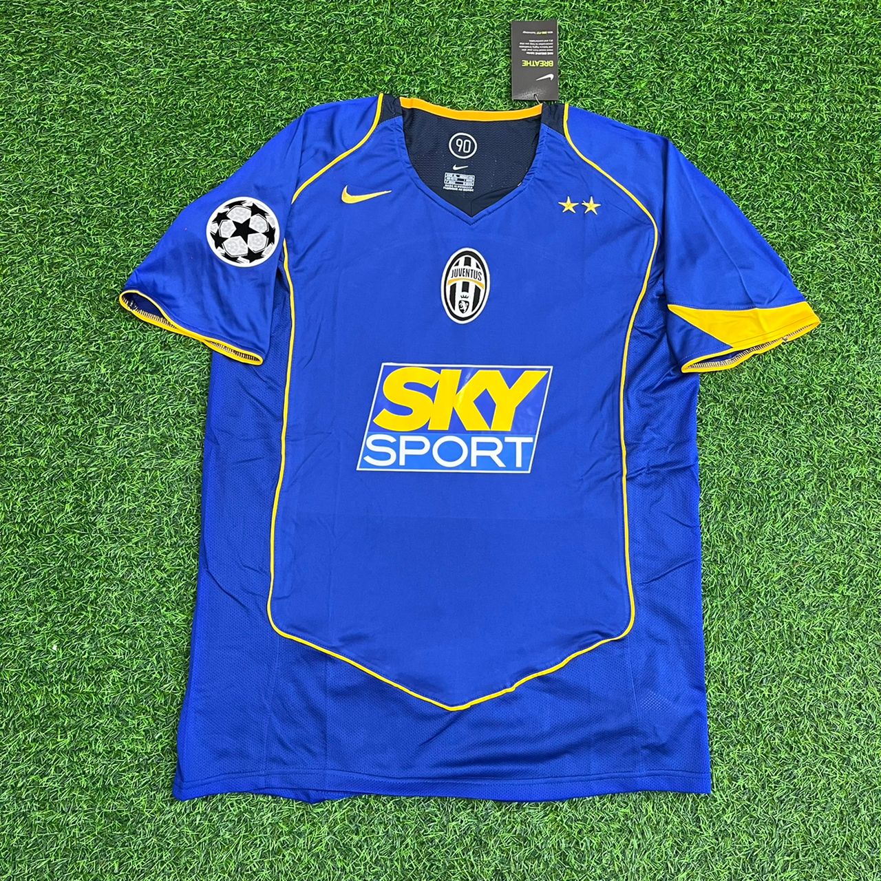 Zlatan Ibrahimovic Juventus 2004-2005 Blue Retro Jersey | Kit | Trikot | Maillot Soccer Kit Soccer Shirt