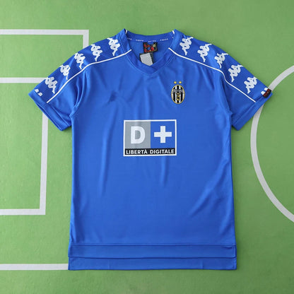 Juventus F.C. 1999-2000 Season Away Retro Football Jersey Trikot Maillot