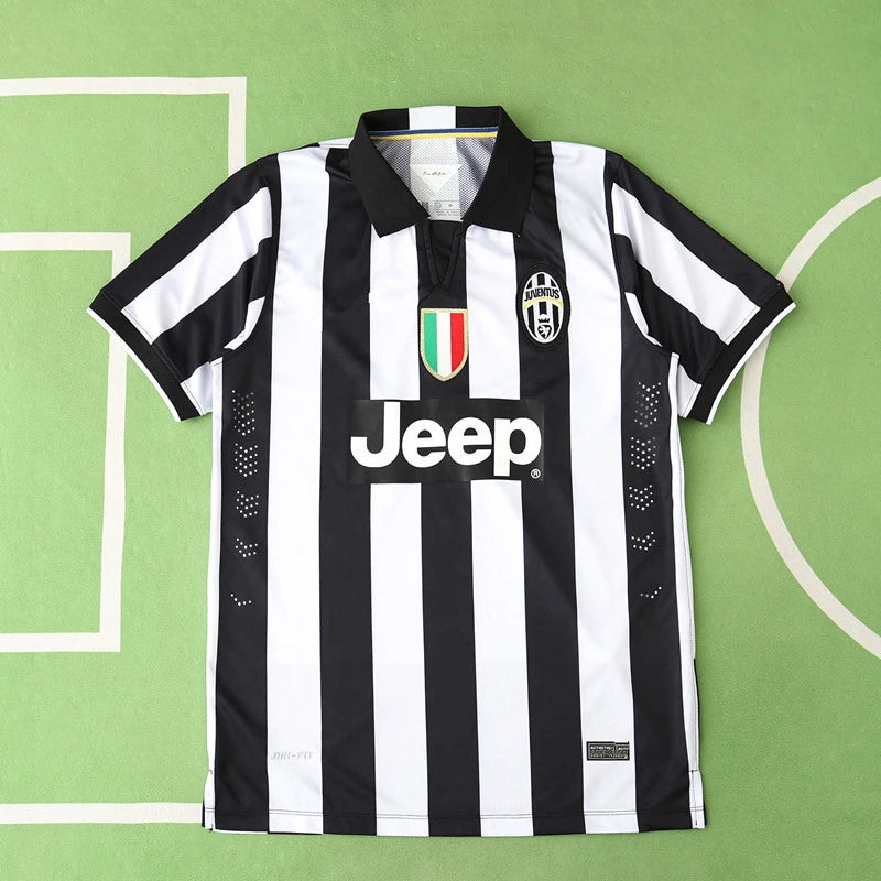 Juventus F.C. 2014-2015 Season Home Retro Football Jersey Trikot Maillot