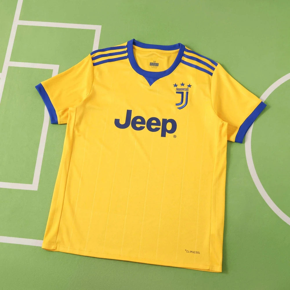 Juventus F.C. 2017-2018 Season  Away Retro Football Jersey Trikot Maillot