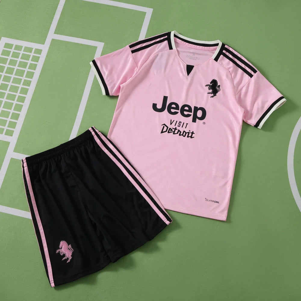 Juventus F.C. 2026-2027 Season Away Kids Football Jersey Trikot Maillot