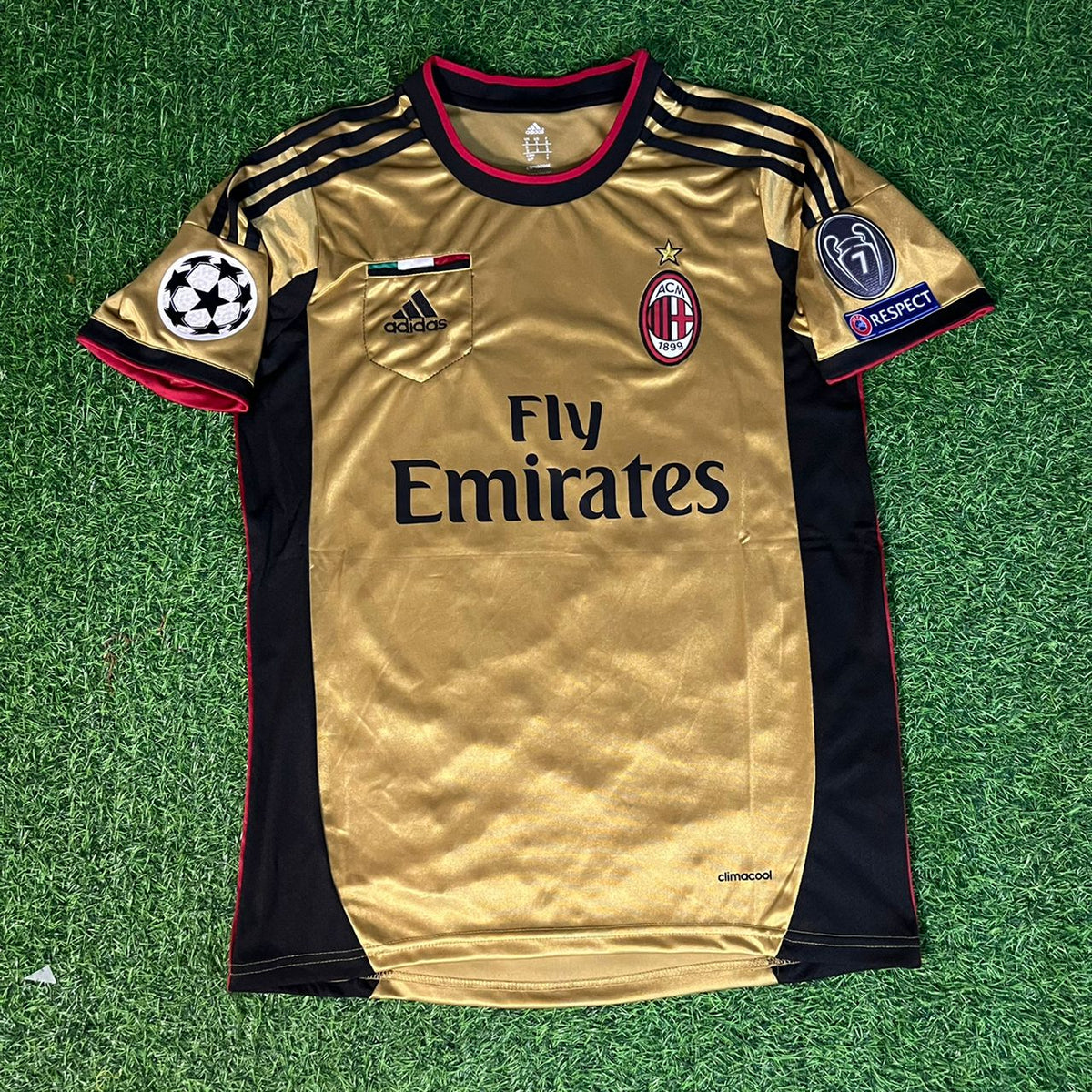 Kaká Leite 22 - AC Milan 2013/2014 Red Black Retro Jersey Trikot