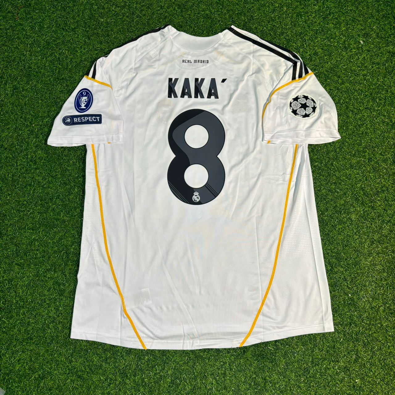 Kaka Leite Real Madrid 2009 2010 Retro Jersey Soccer Shirt Trikot