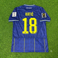 Nikola Katic Bosnia and Herzegovina 2026 World Cup Blue Football Jersey