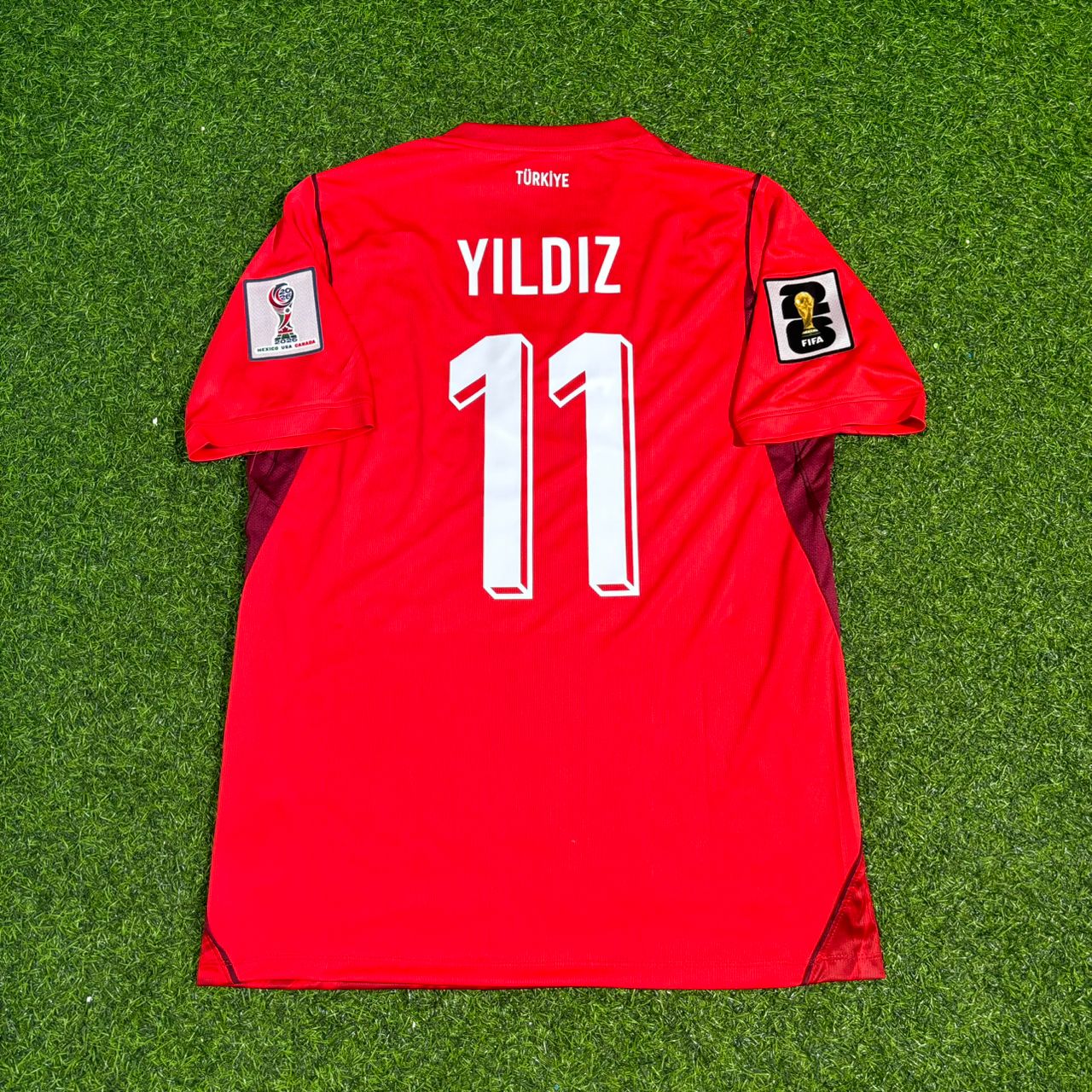 Kenan Yıldız #11 Turkey Türkiye - World Cup 2026 - Home Red - Jersey Trikot - Milli Forma