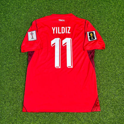 Kenan Yıldız #11 Turkey Türkiye - World Cup 2026 - Home Red - Jersey Trikot - Milli Forma